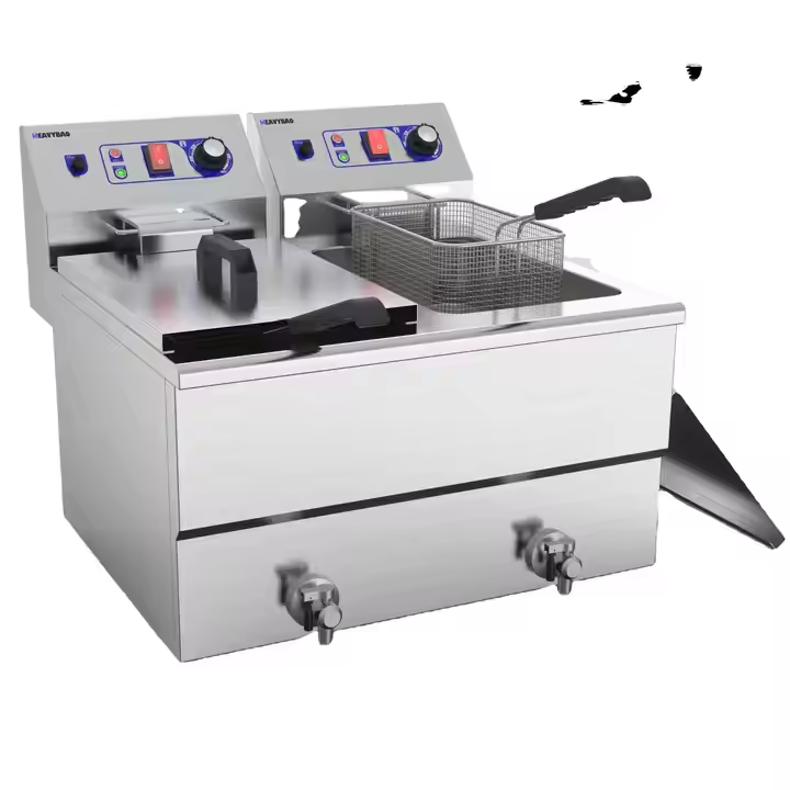Commercial Deep Fryer】High Efficiency, Energy Saving & Durable – The Ultimate Frying Solution for Restaurants!
