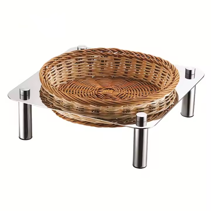 Hotel & Restaurant Catering Equipment Stainless Steel Food Buffet & Dessert Display Stand Food-Grade Cake Display Racks for Use