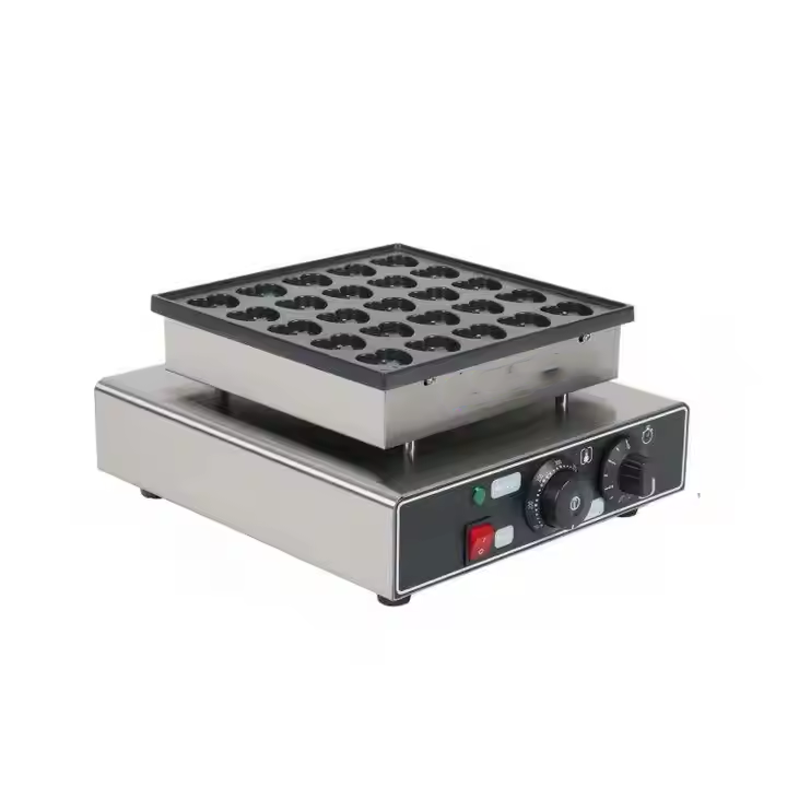 Electric Commercial Heart-Shaped Waffle Maker Stainless Steel Mini Kitchen Appliance Hotel Outdoor Home Kitchen Cooking