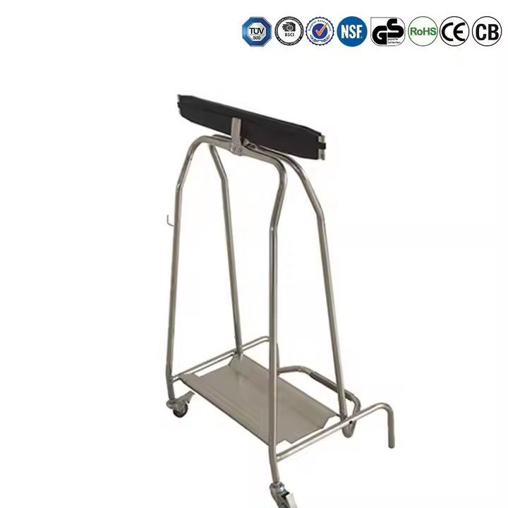 Heavybao Convenient Outdoor Stainless Steel and Plastic Trash Bin Garbage Bag Frame Holder for Hotels and Restaurants